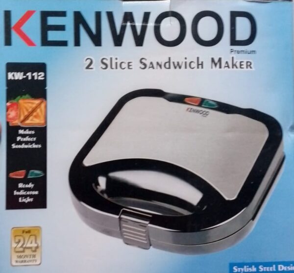 Kenwood Electric Sandwich Maker 2 Slice Sandwich Maker - Perfect for Breakfast Grilled Cheese and Steak