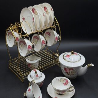 Tea Time Elegance 18-Piece Bone Collection