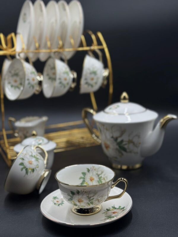 Elegant Gatherings 18-Piece Bone Tea Collection