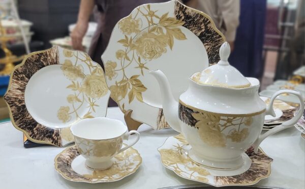 Elegant 24-Piece Original Bone China Tea Set