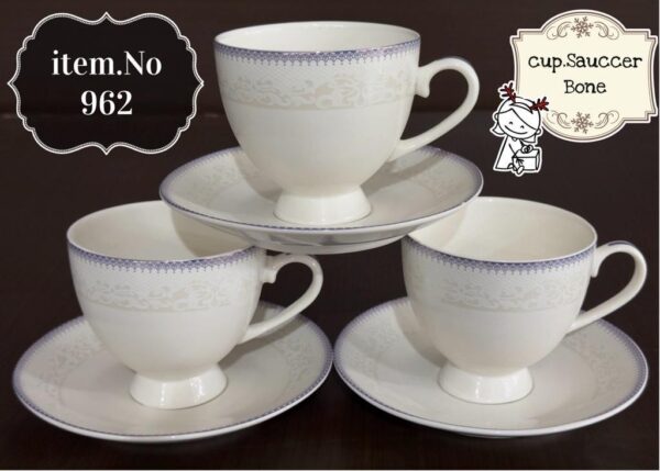 Exquisite Bone China Cup & Saucer Set