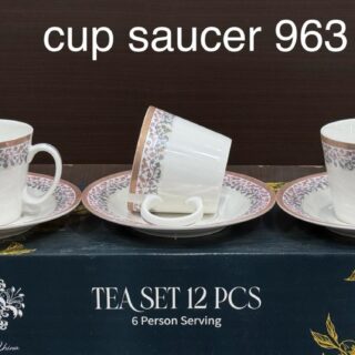 Elegant Bone China Tea Set – 6-Person Serving